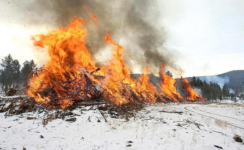 Forest Service Reduces Fire Hazards By Burning Thousands Of Slash Piles